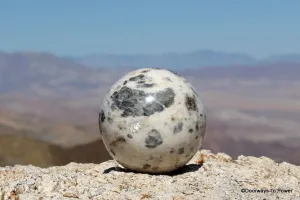 3.4" Rare Moonstone Sphere A     Incredible Markings