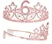 6Th Birthday Gifts For Girl, 6Th Birthday Tiara And Sash Pink, Happy 6Th Birthday Party