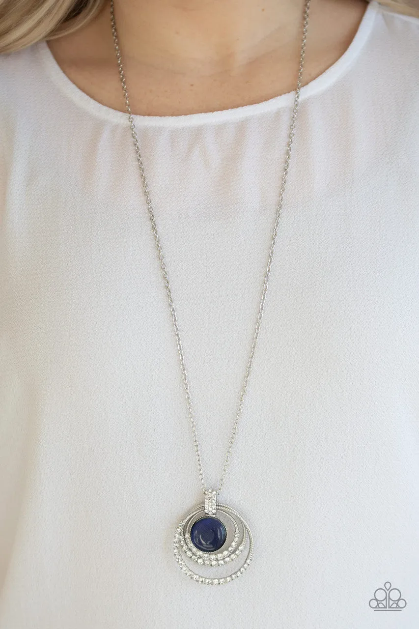 A Diamond a Day Blue Paparazzi Necklace