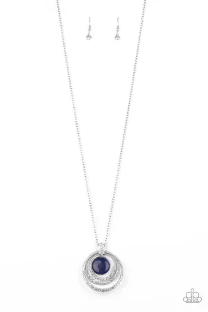 A Diamond a Day Blue Paparazzi Necklace