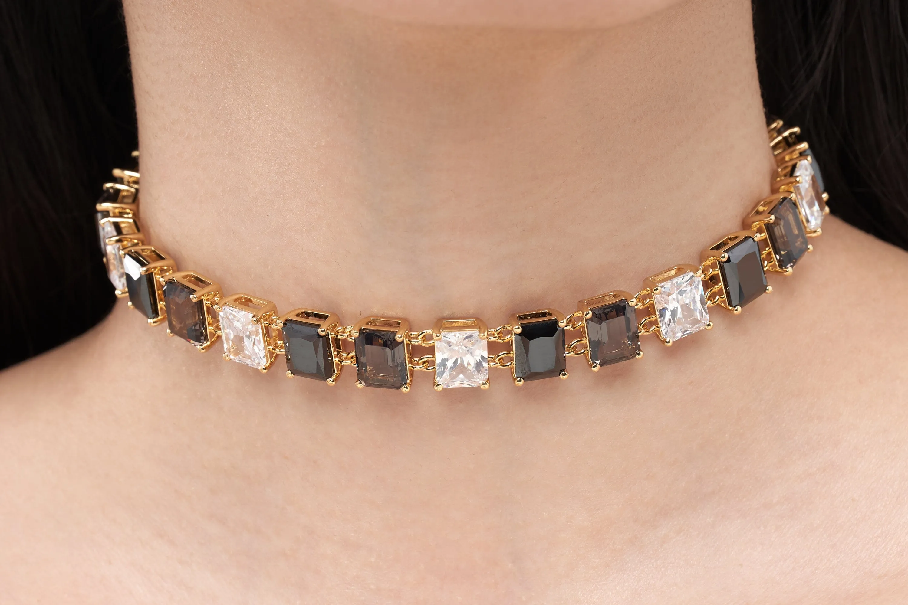 Baguette Choker Necklace