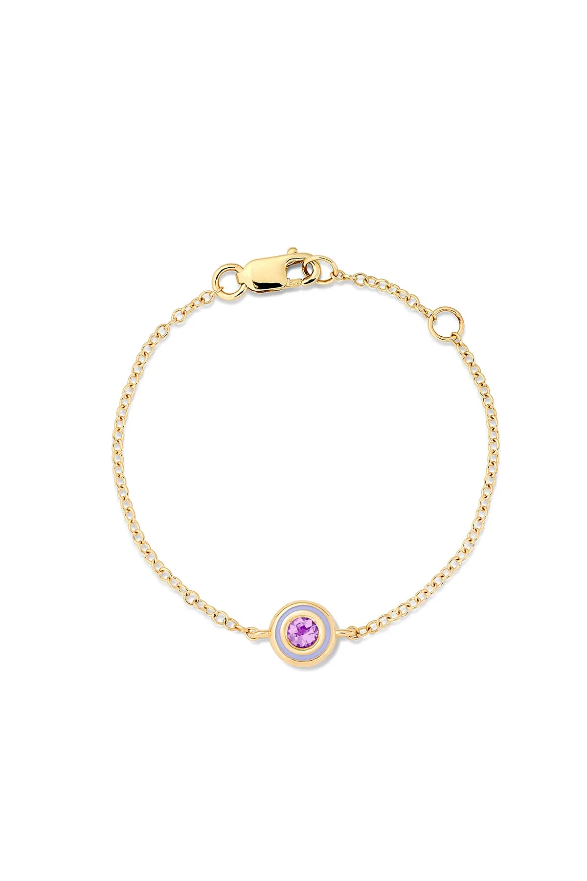 Birthstone Bezel Baby Bracelet