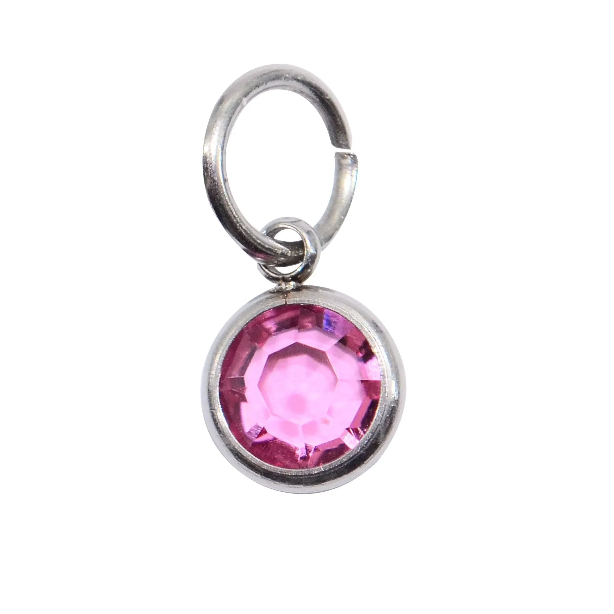 Birthstone Hanging Charm for Keyring