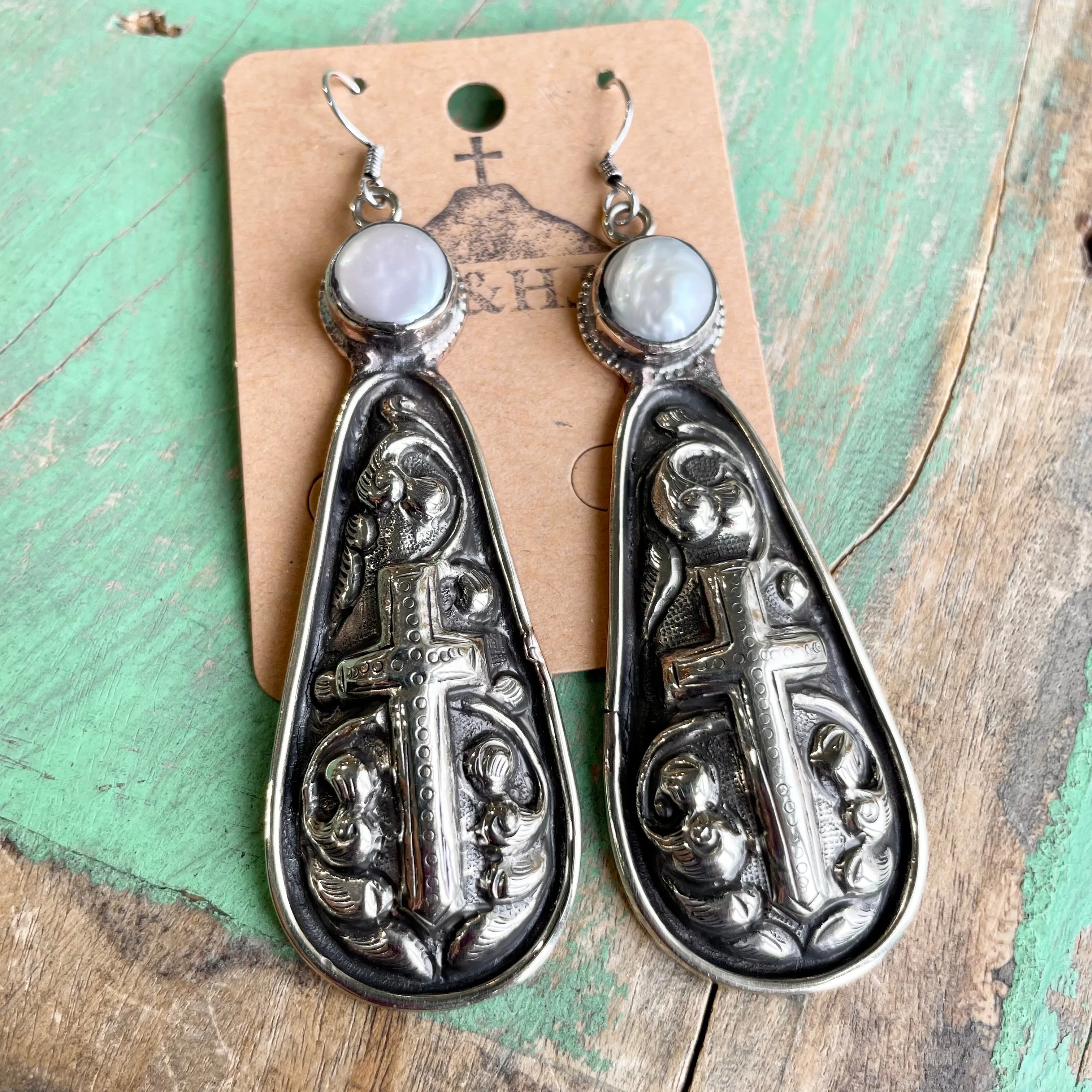 Chunky Teardrop Earrings