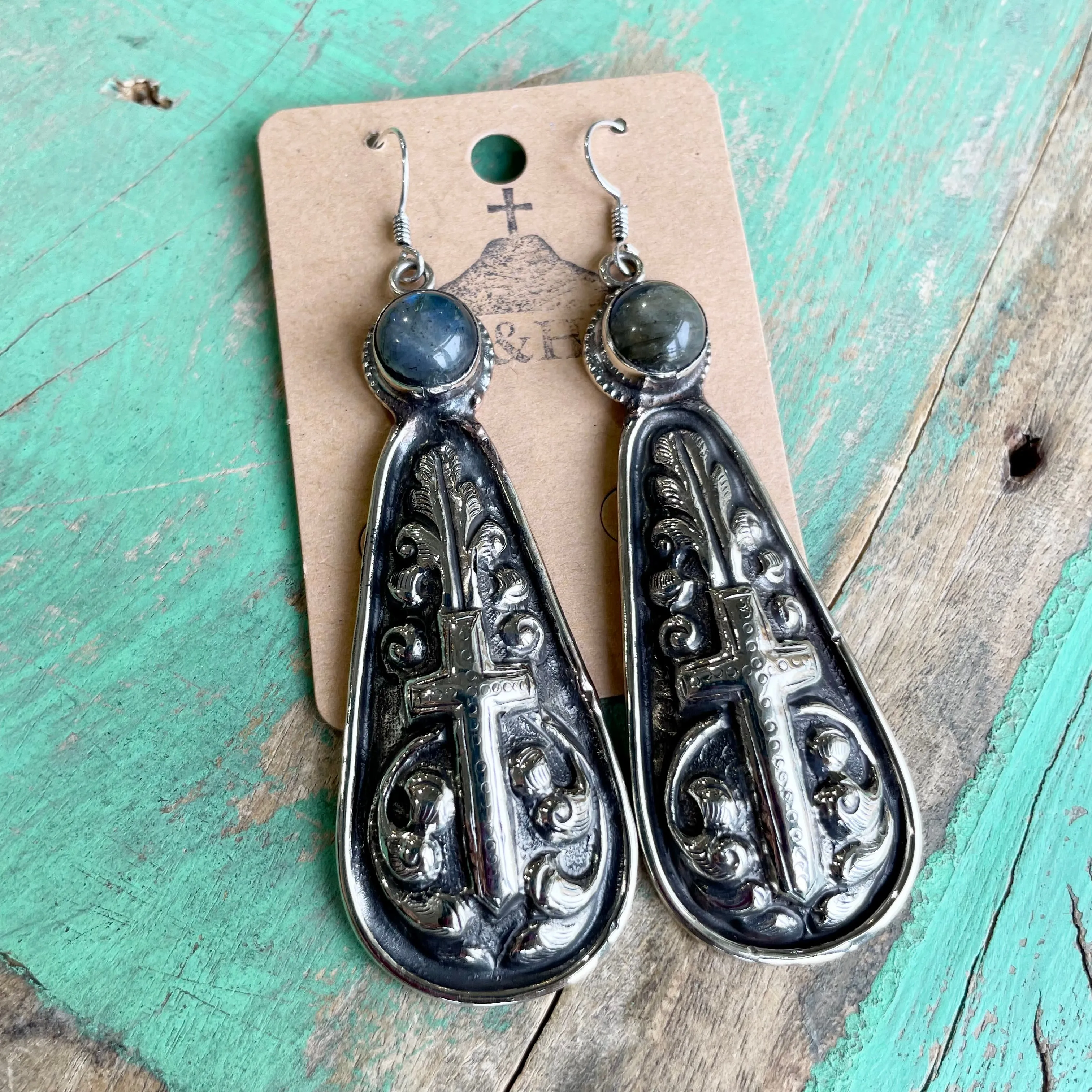 Chunky Teardrop Earrings