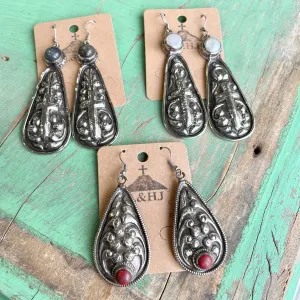 Chunky Teardrop Earrings