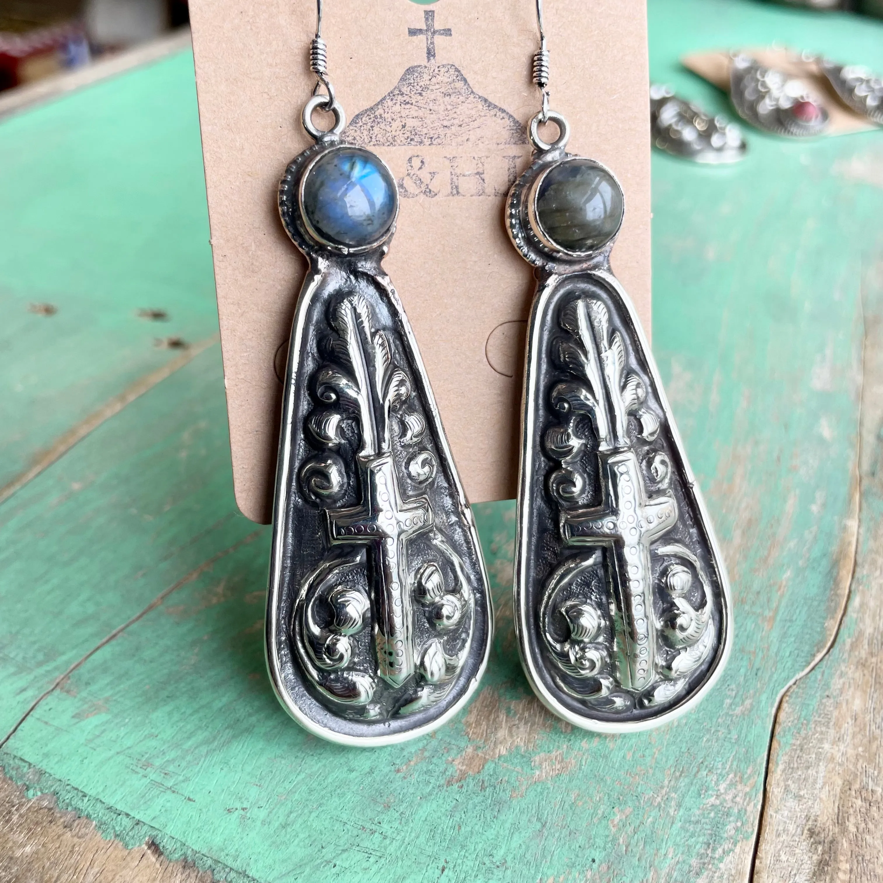 Chunky Teardrop Earrings