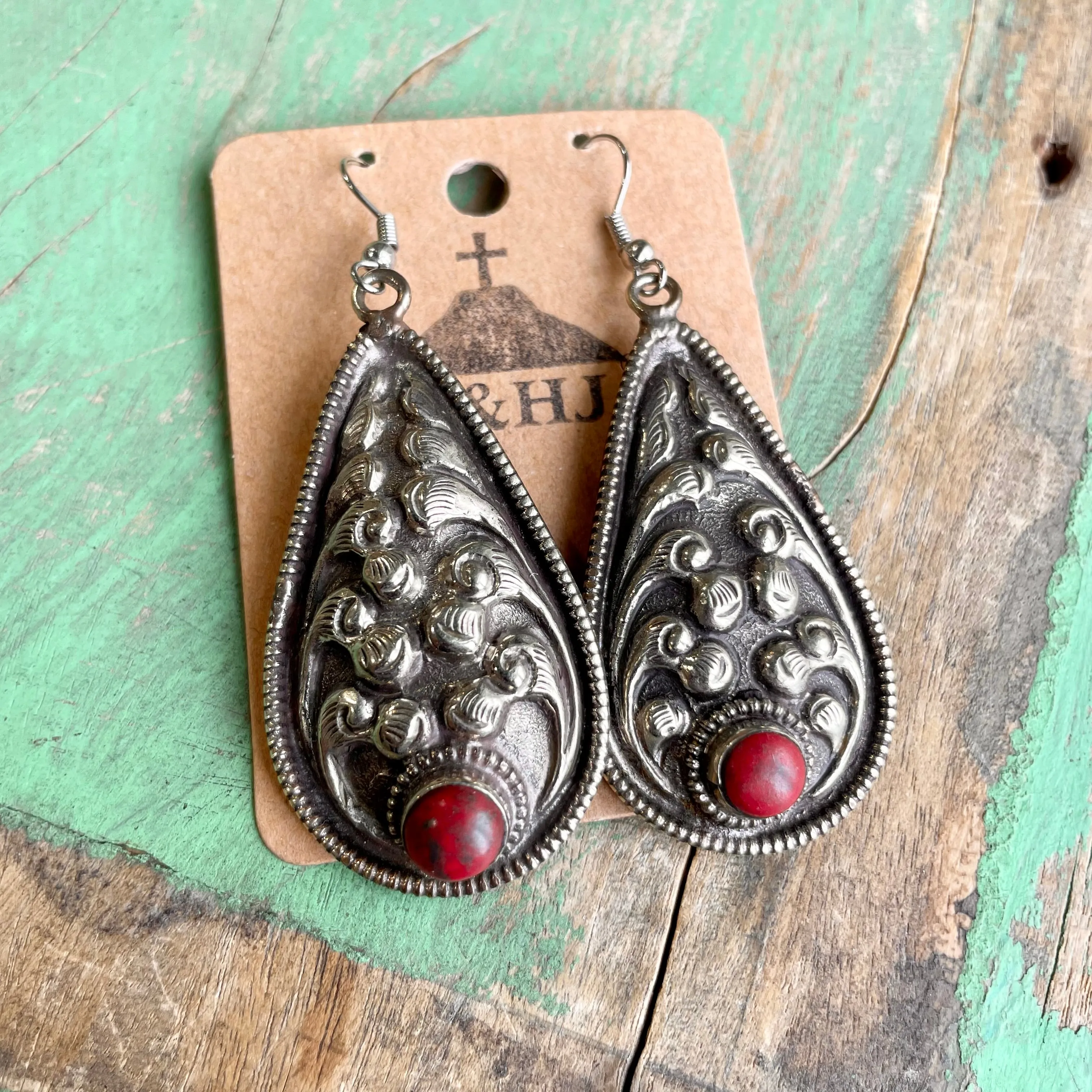 Chunky Teardrop Earrings