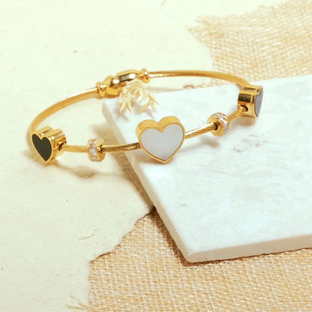 Classic Heart Bangle   Gift Box