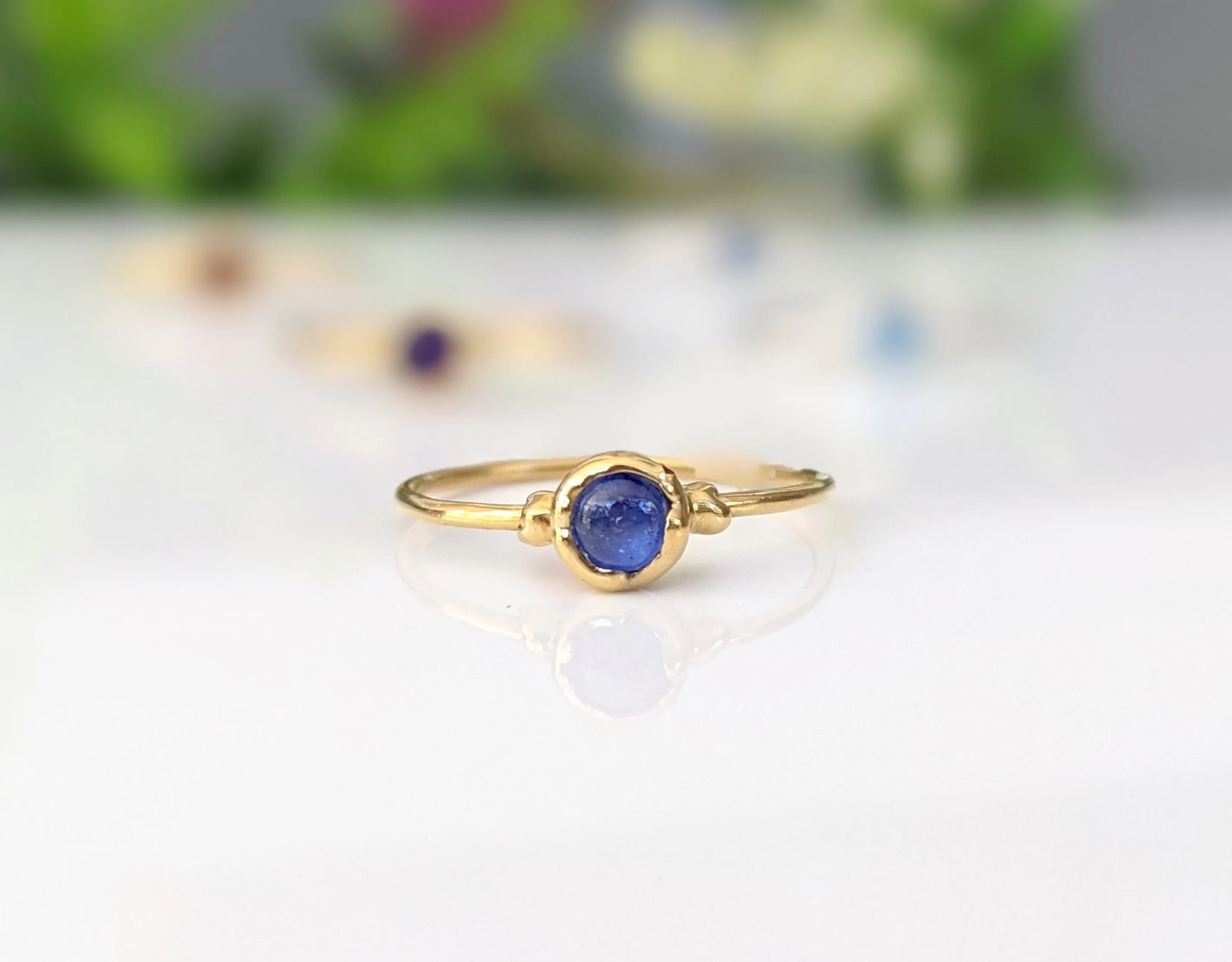 Dainty Sapphire stacking ring