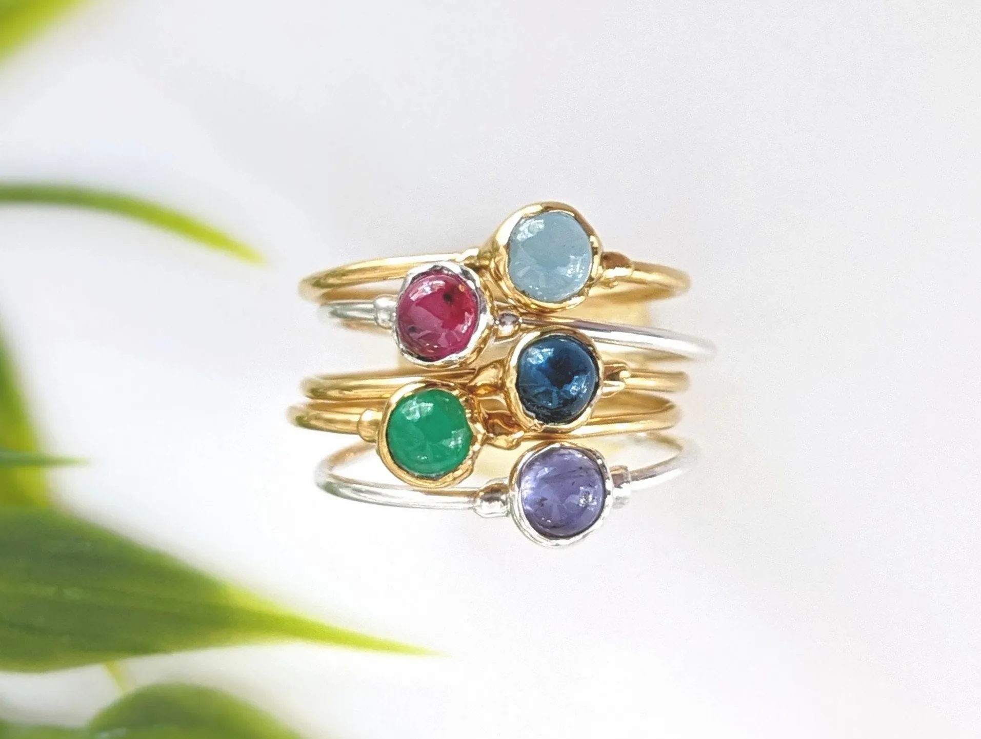 Dainty Sapphire stacking ring