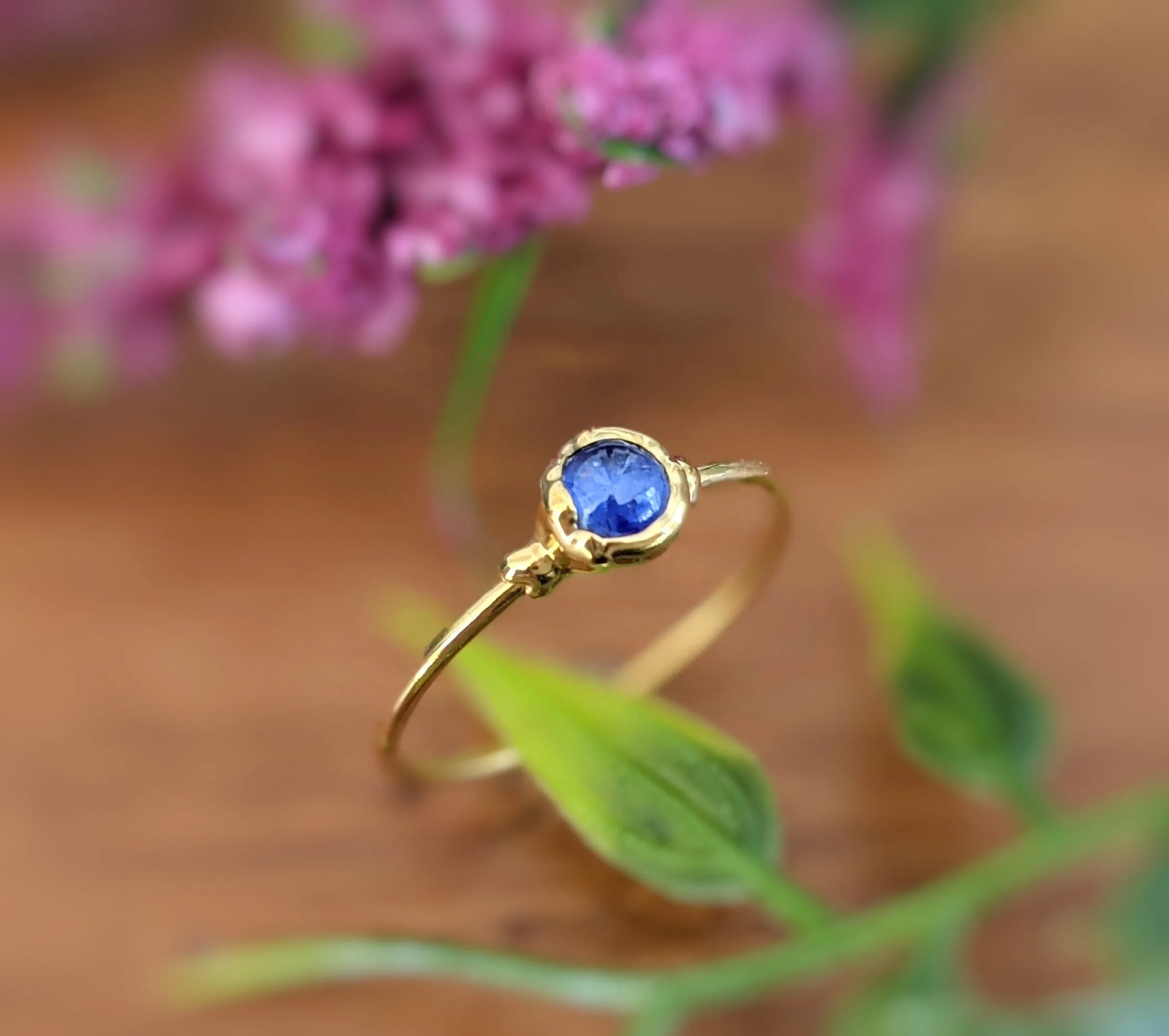 Dainty Sapphire stacking ring