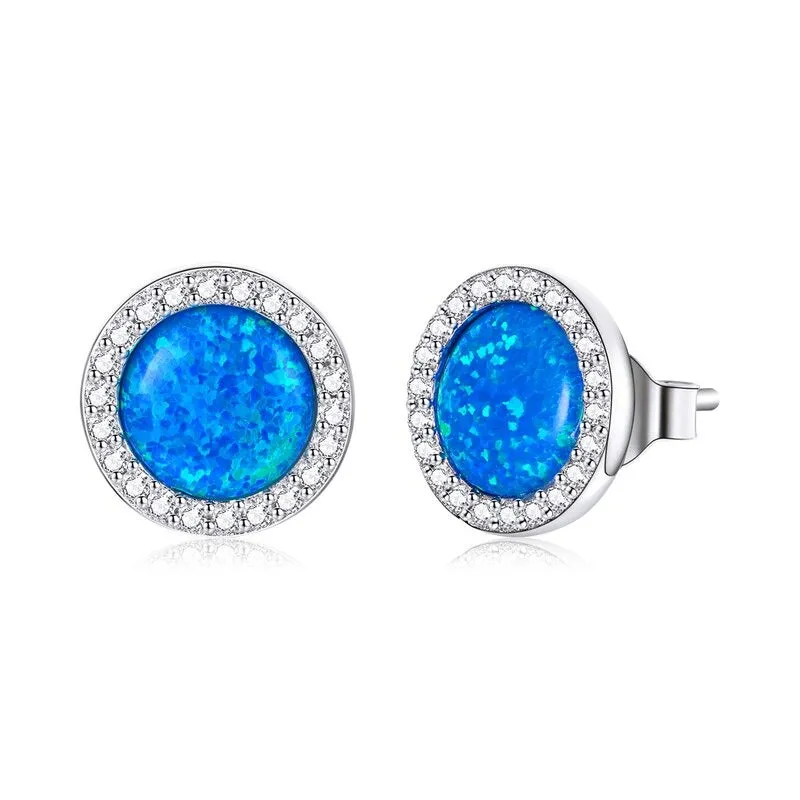 Dazzling Mystical Unicorn Moonstone Stud Earrings