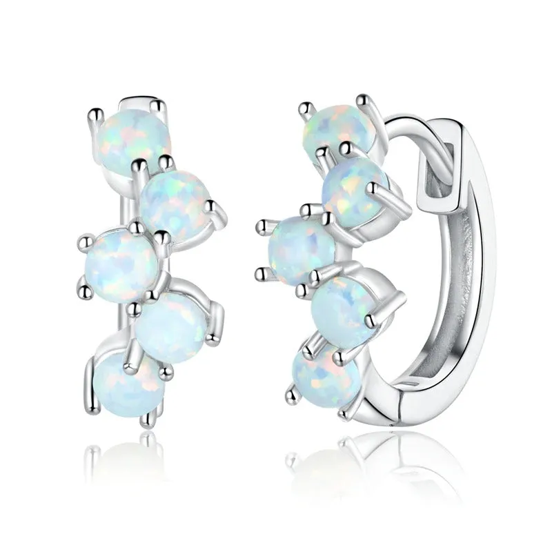 Dazzling Mystical Unicorn Moonstone Stud Earrings