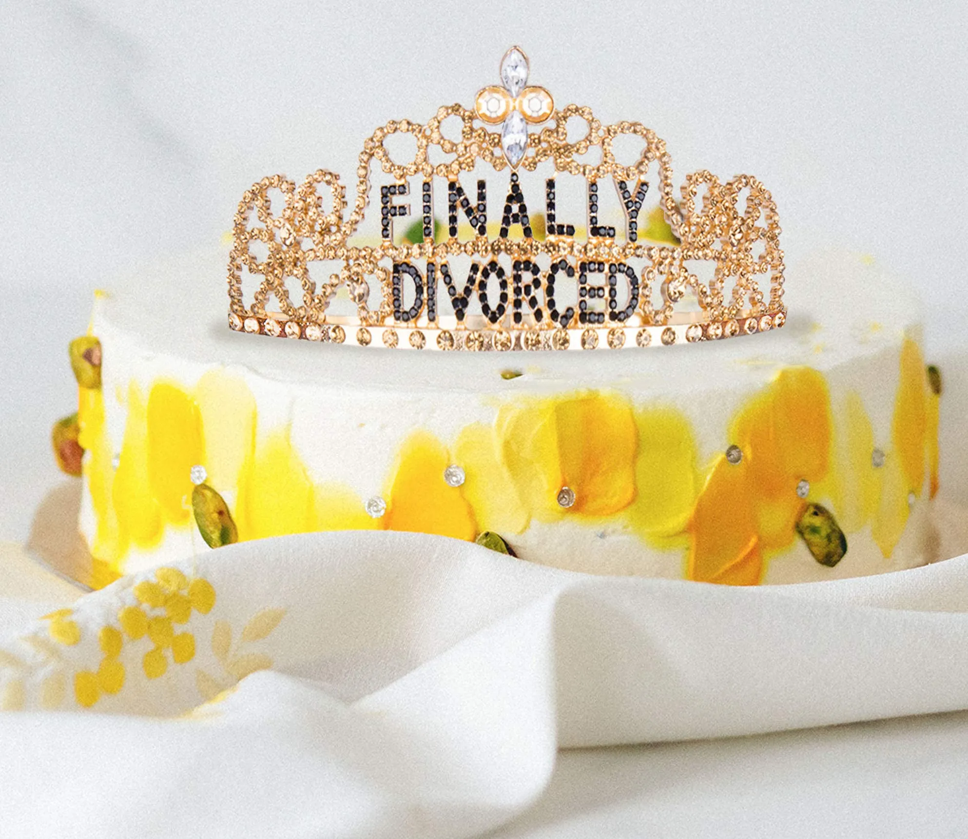 Divorced Crown, Divorce Party Decorations for Women, Divorced Sash, Divorced Tiara