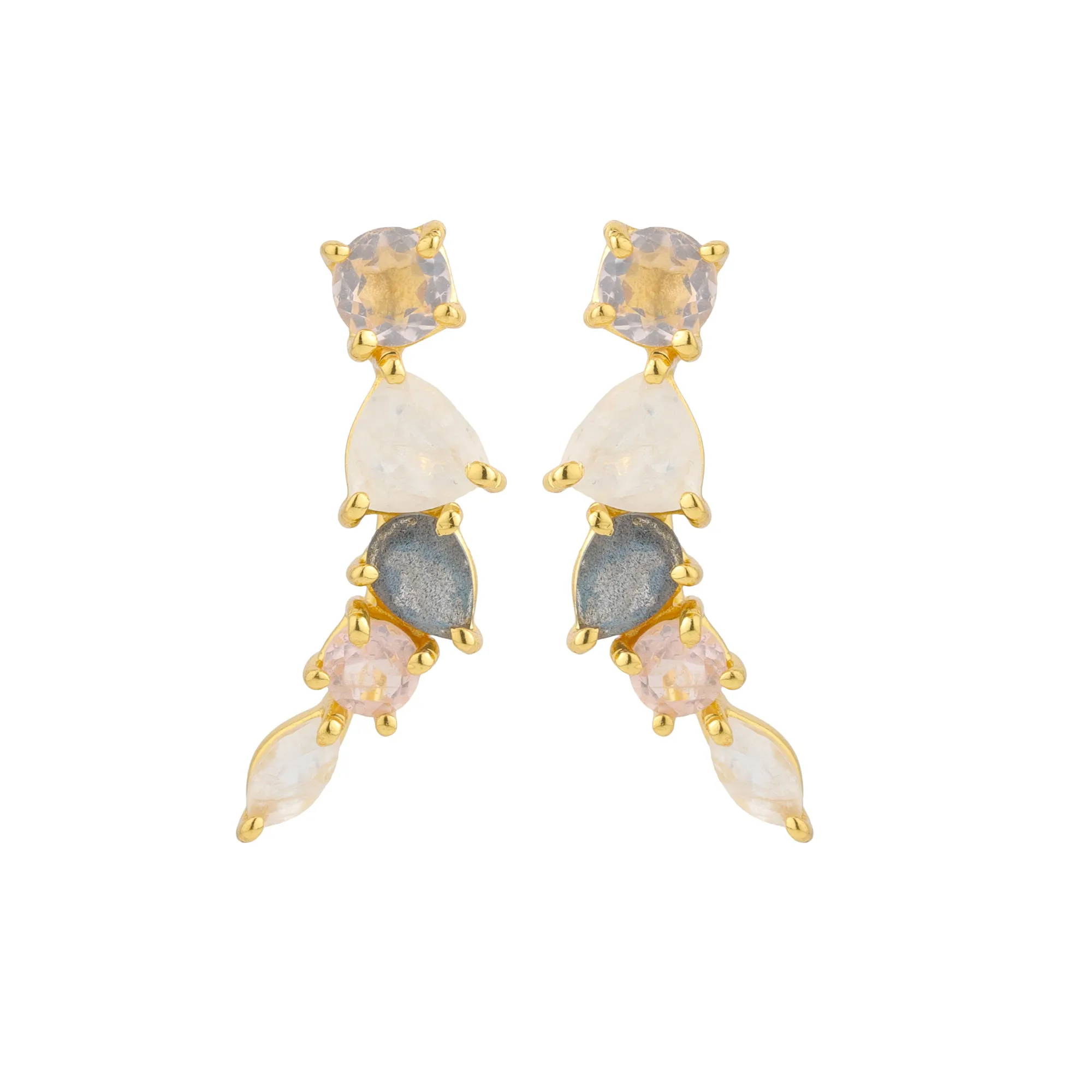 Earrings - Climbers in Pastels