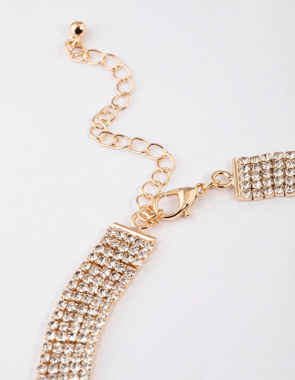 Gold Marquise Bling Choker