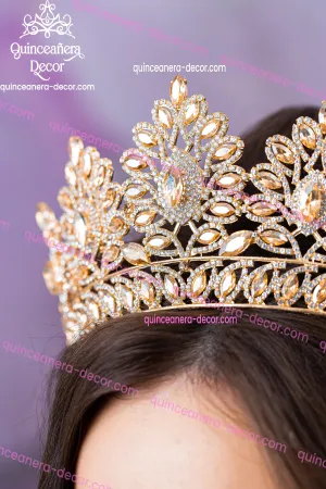 Gold Quinceanera Tiara