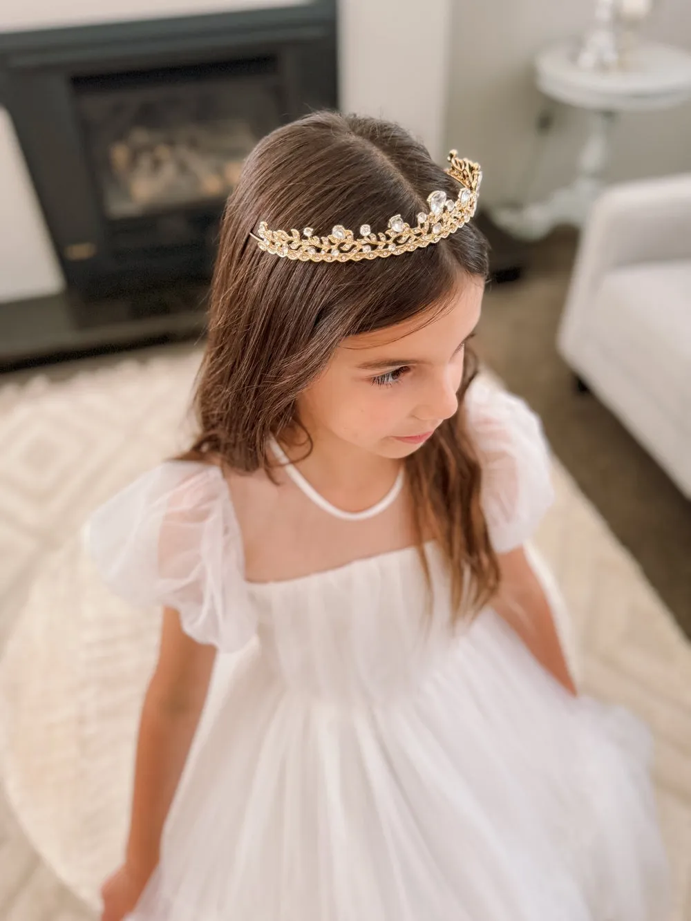 Golden Princess Girls Tiara