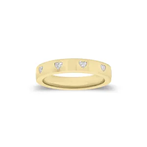 Heart Diamond Stackable Ring