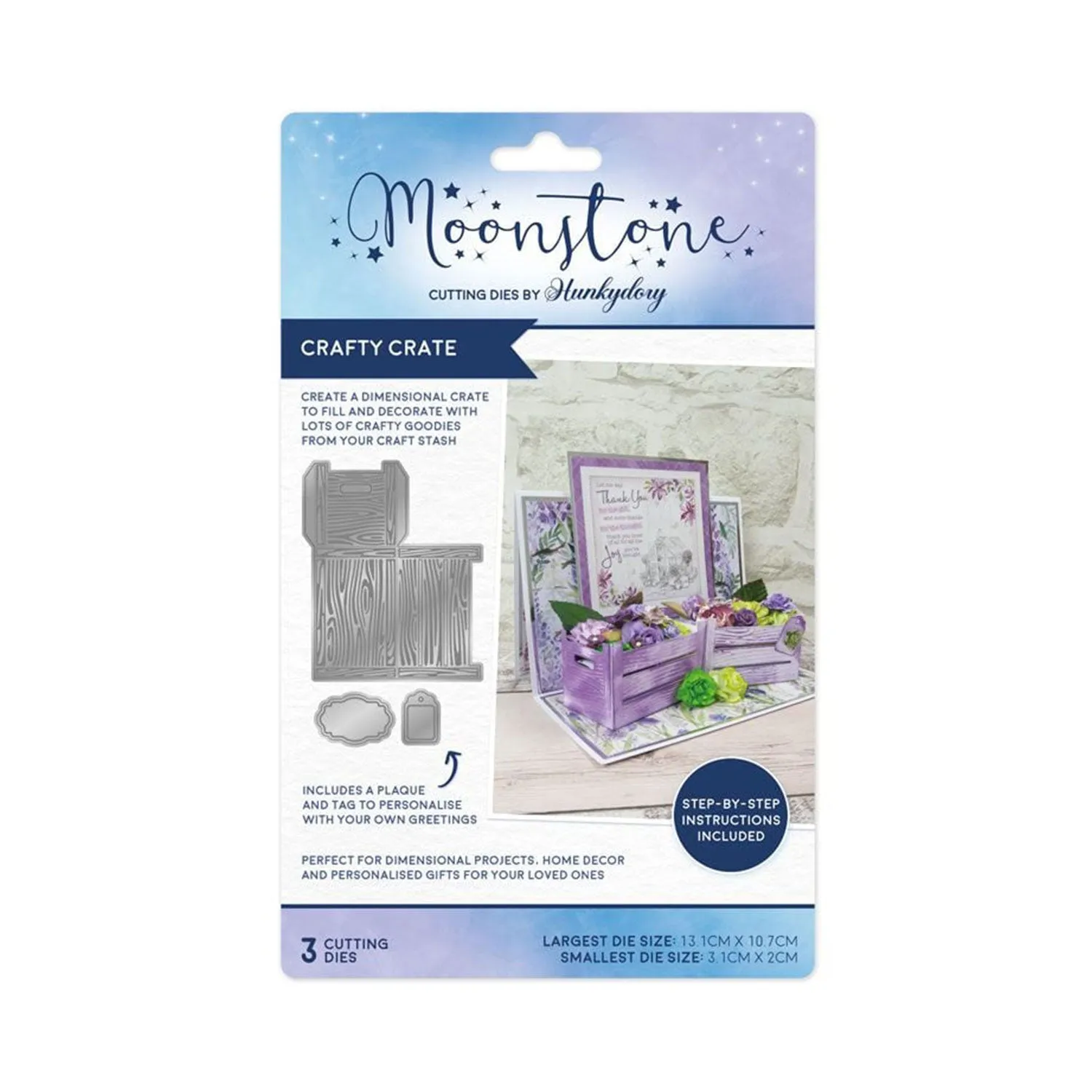 Hunkydory Moonstone Dies - Crafty Crates*