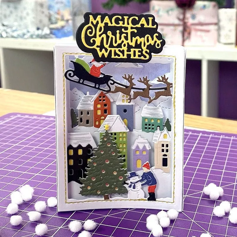 Hunkydory Moonstone Dies - Magical Christmas Town