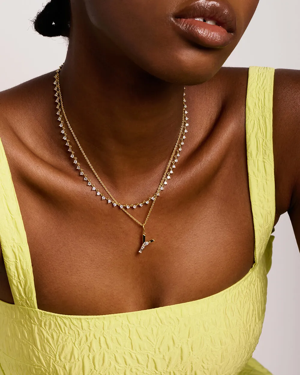 Initial Necklace | Gold