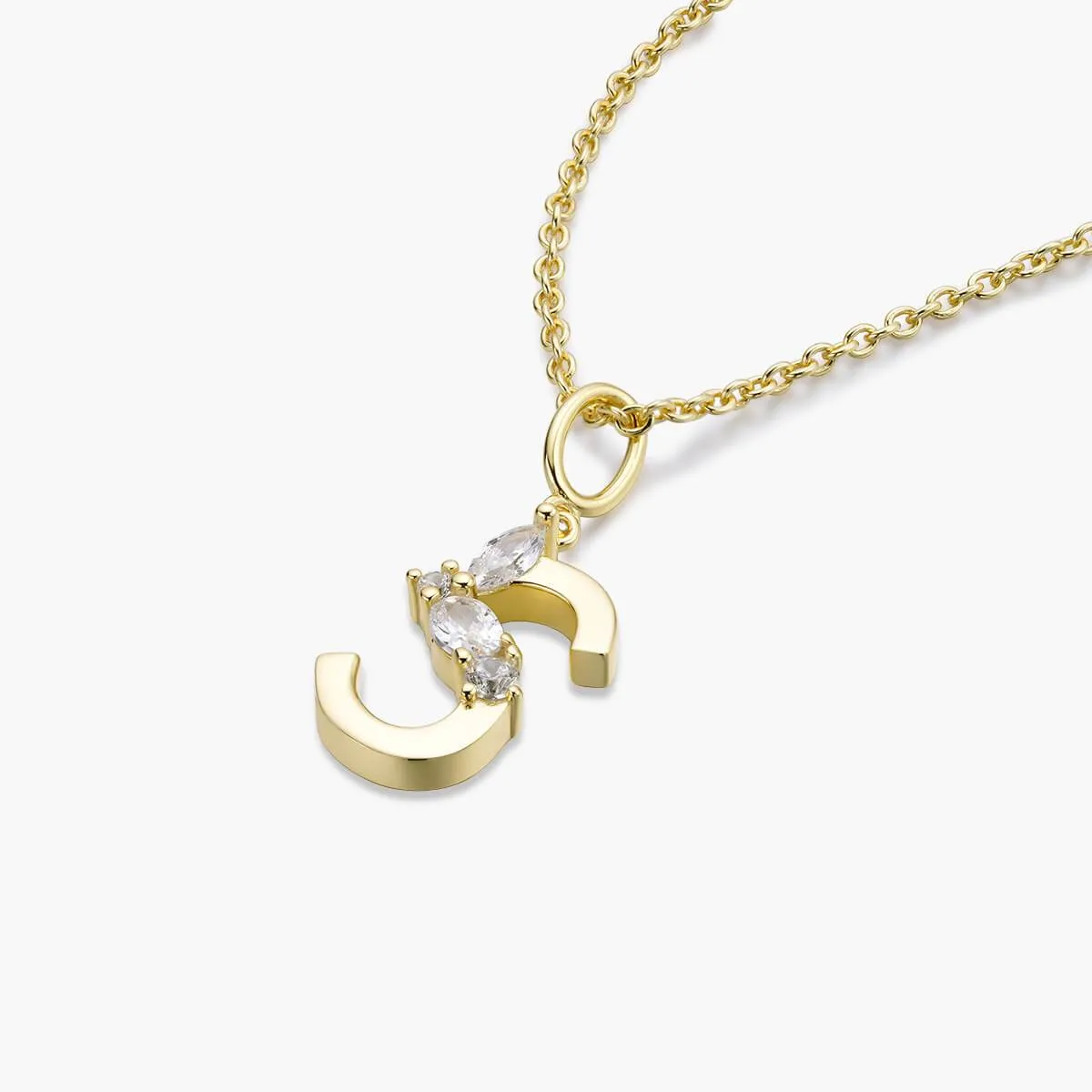 Initial Necklace | Gold