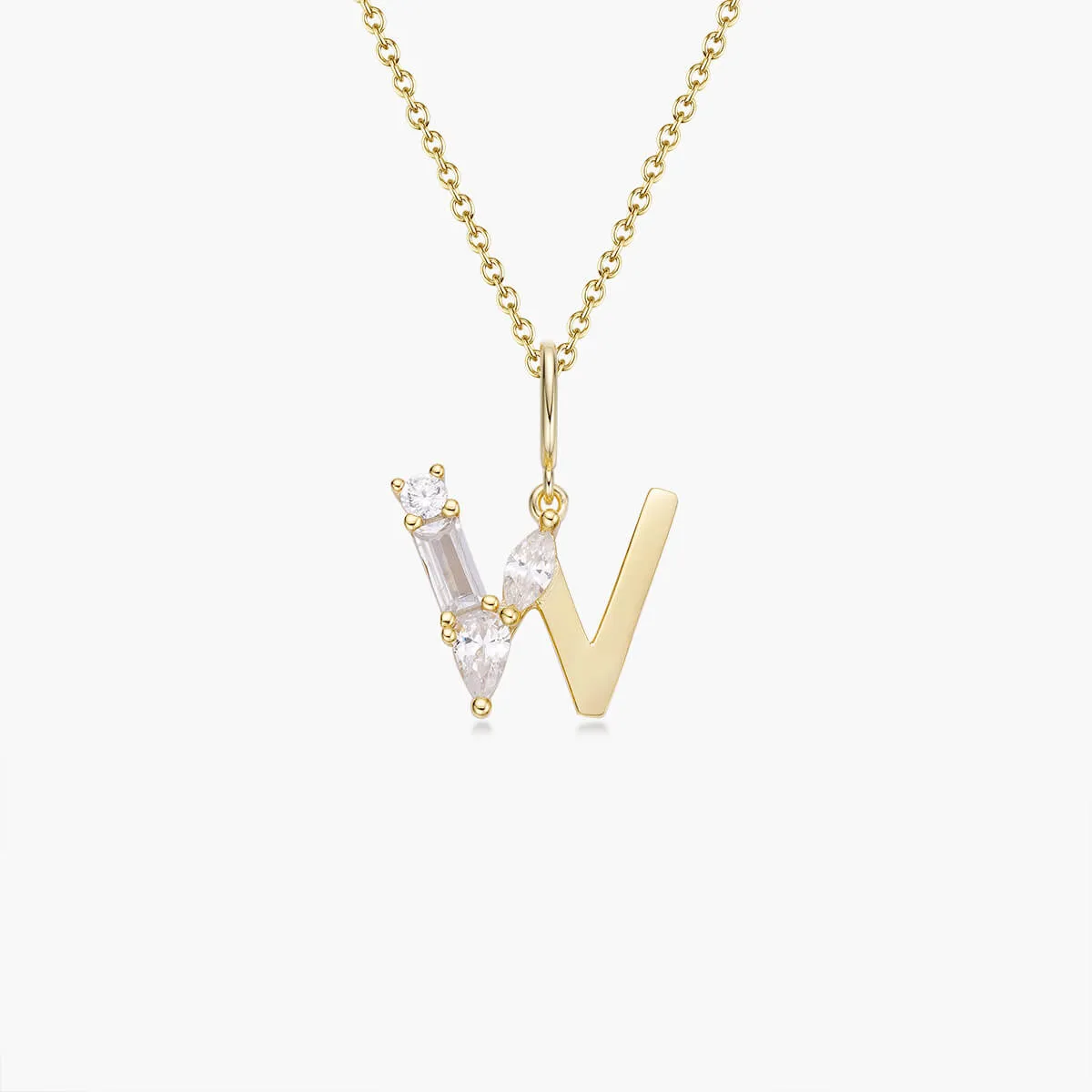 Initial Necklace | Gold