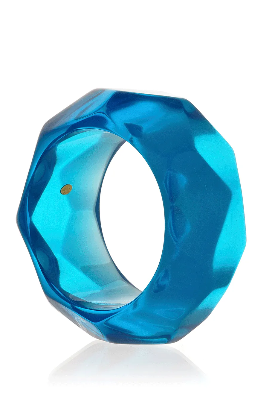 KENNETH JAY LANE DISCO Blue Resin Bangle