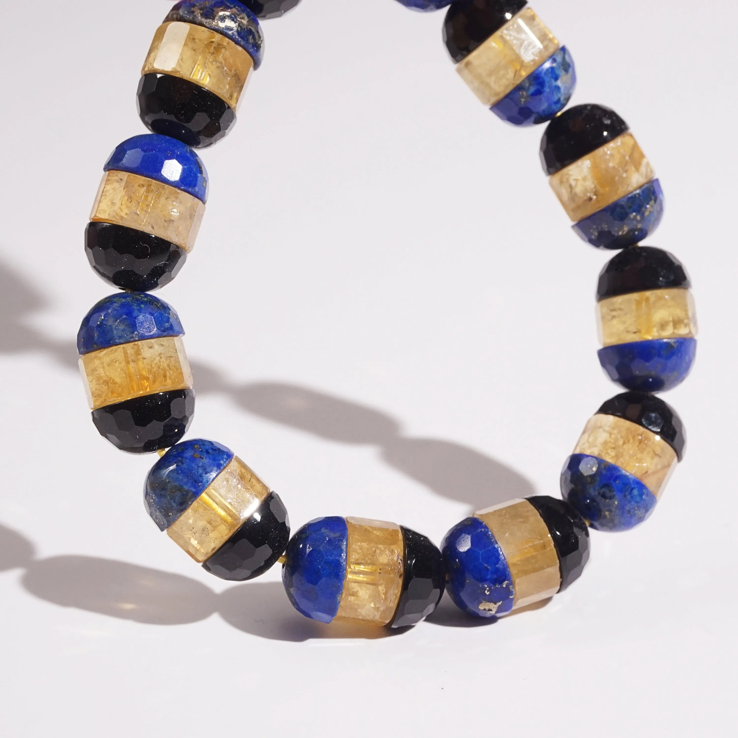 Lapis Lazuli, Citrine, and Onyx Cups