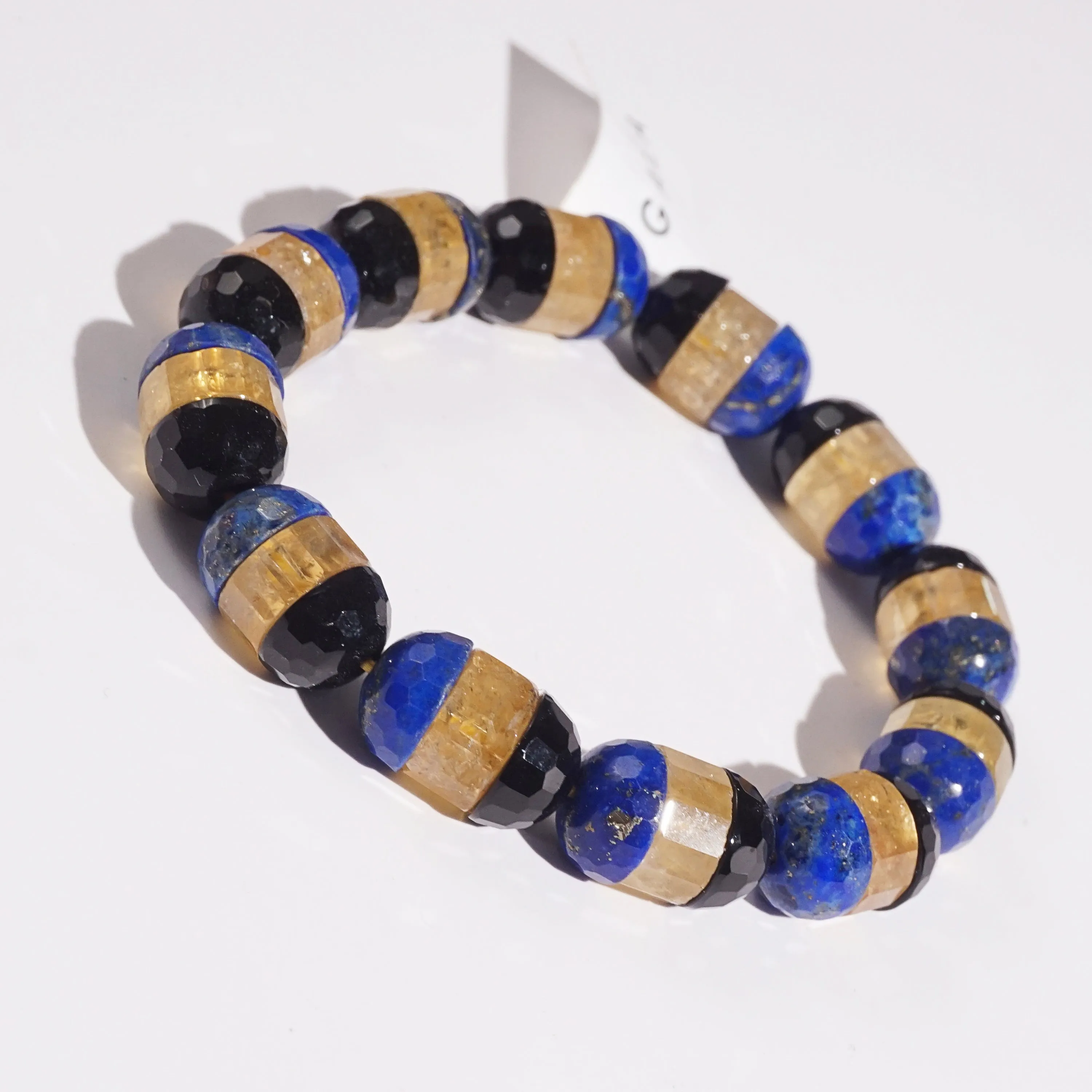 Lapis Lazuli, Citrine, and Onyx Cups