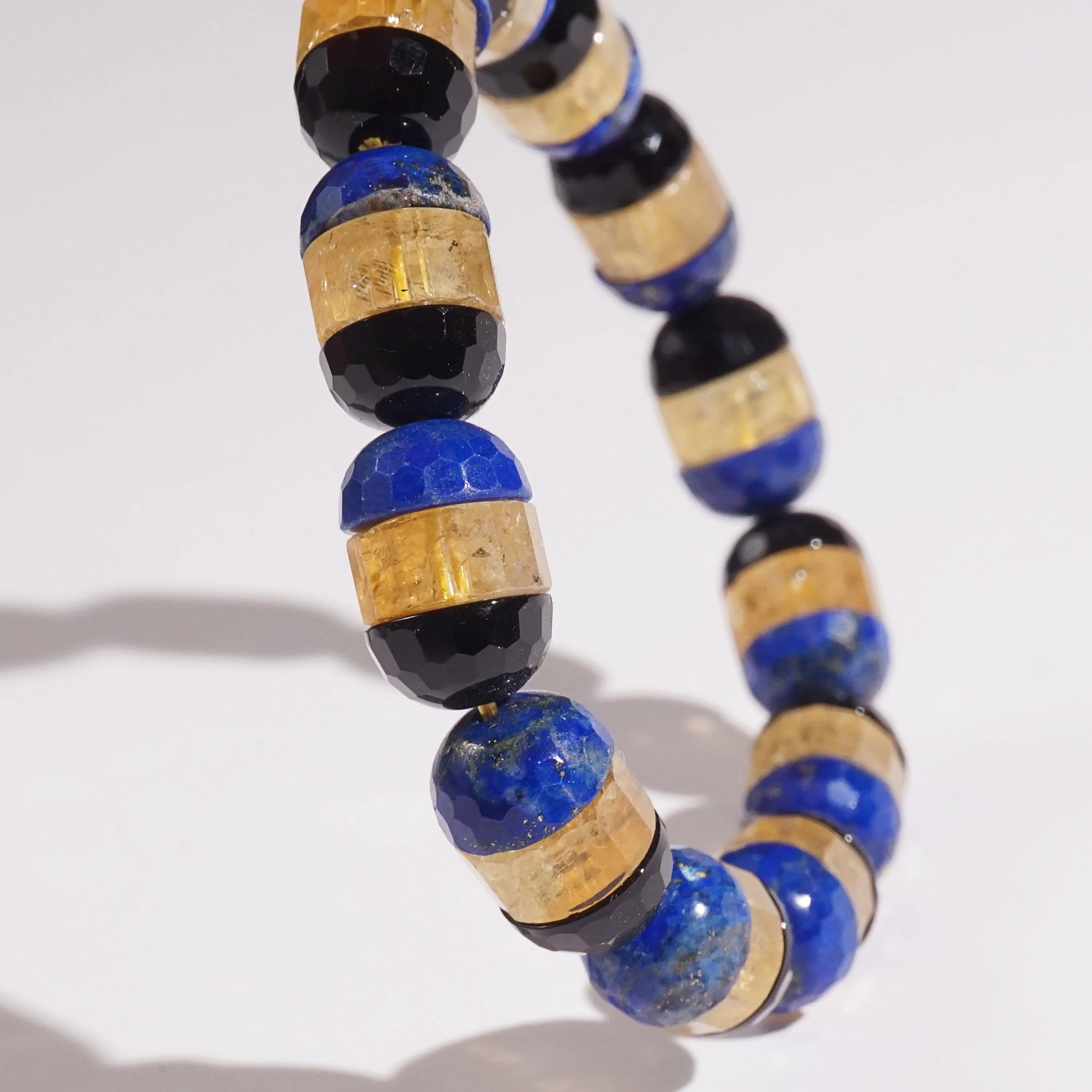 Lapis Lazuli, Citrine, and Onyx Cups