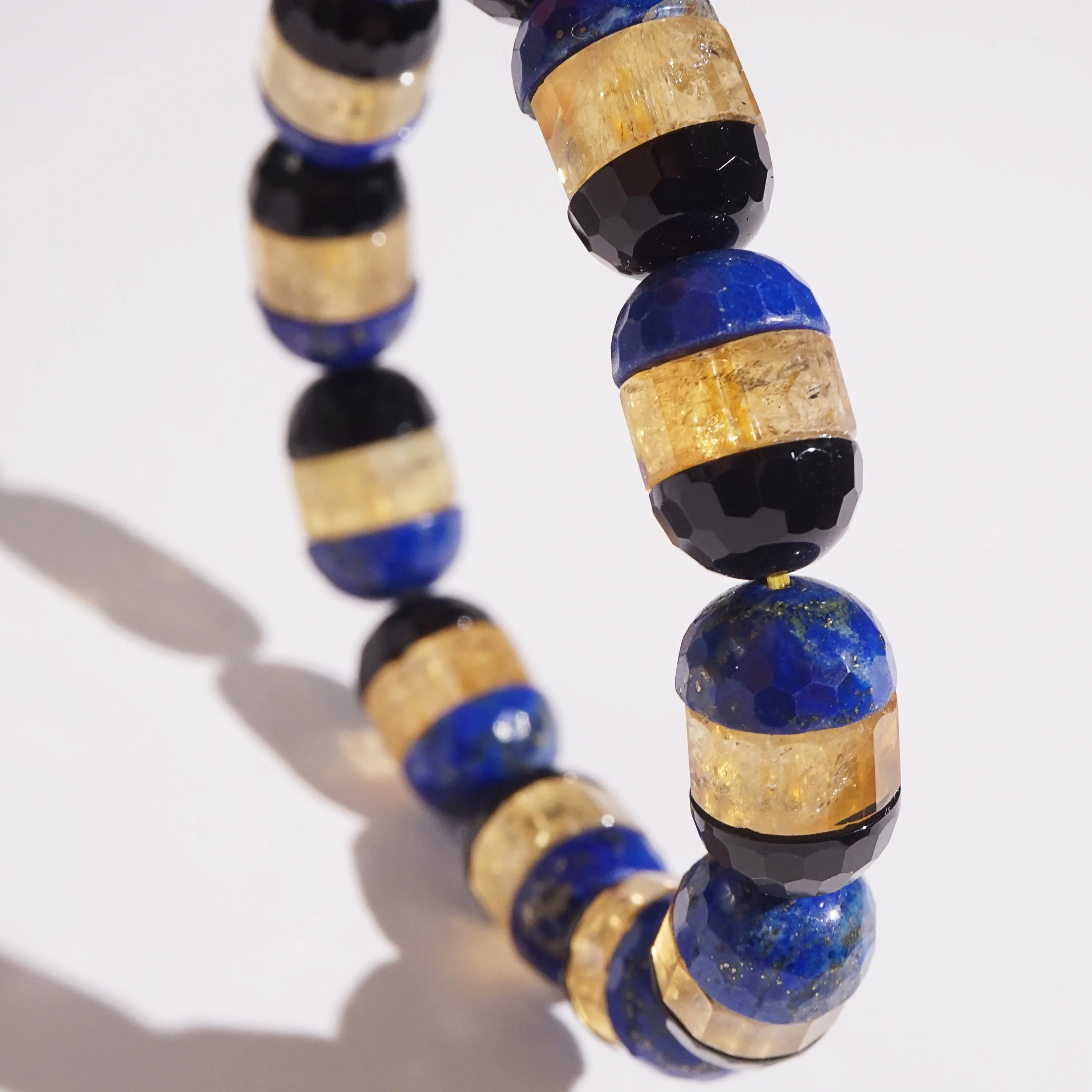 Lapis Lazuli, Citrine, and Onyx Cups