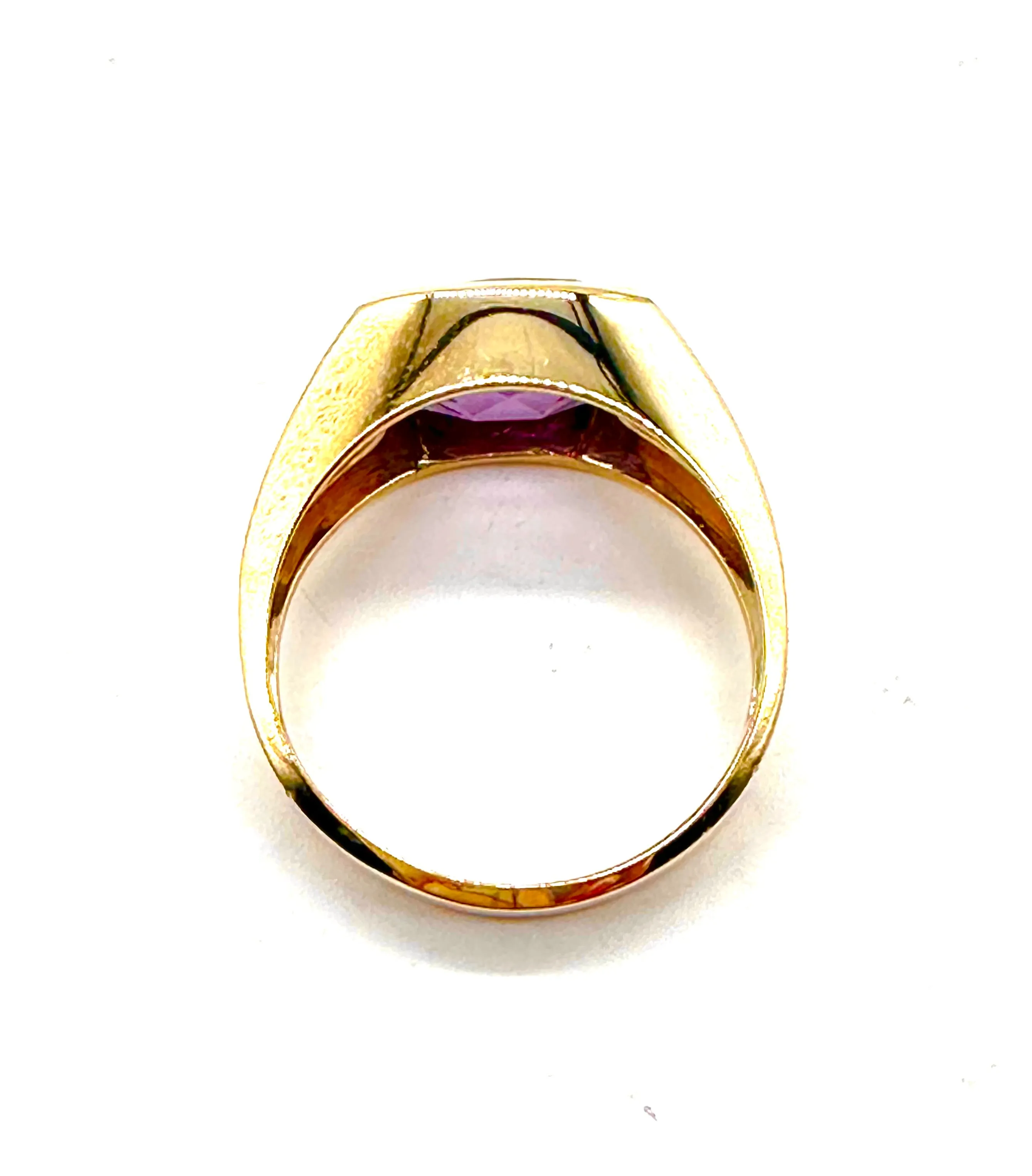 Men's Amethyst Ring