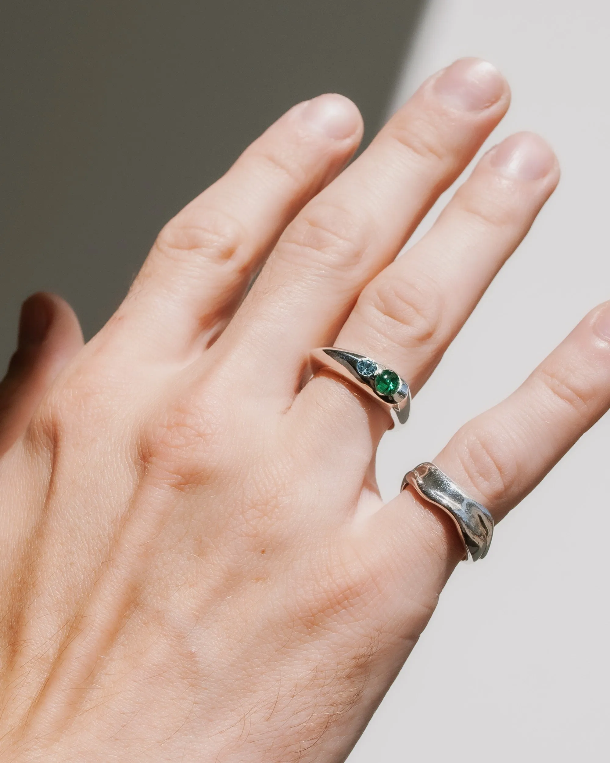 METEOR RING | EMERALD