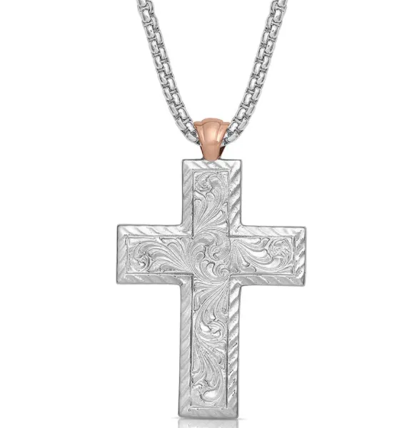 Montana Silversmith American Legends Mosaic Cross Necklace - In Stock