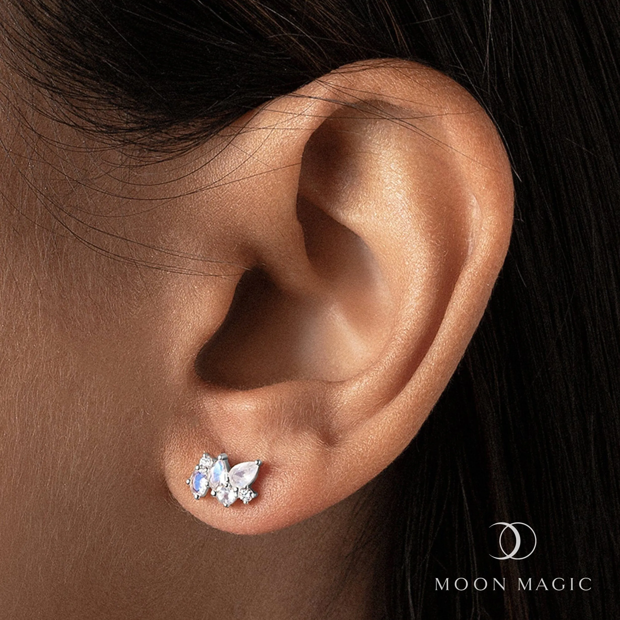 Moonstone Earrings - Sumptuousness Studs