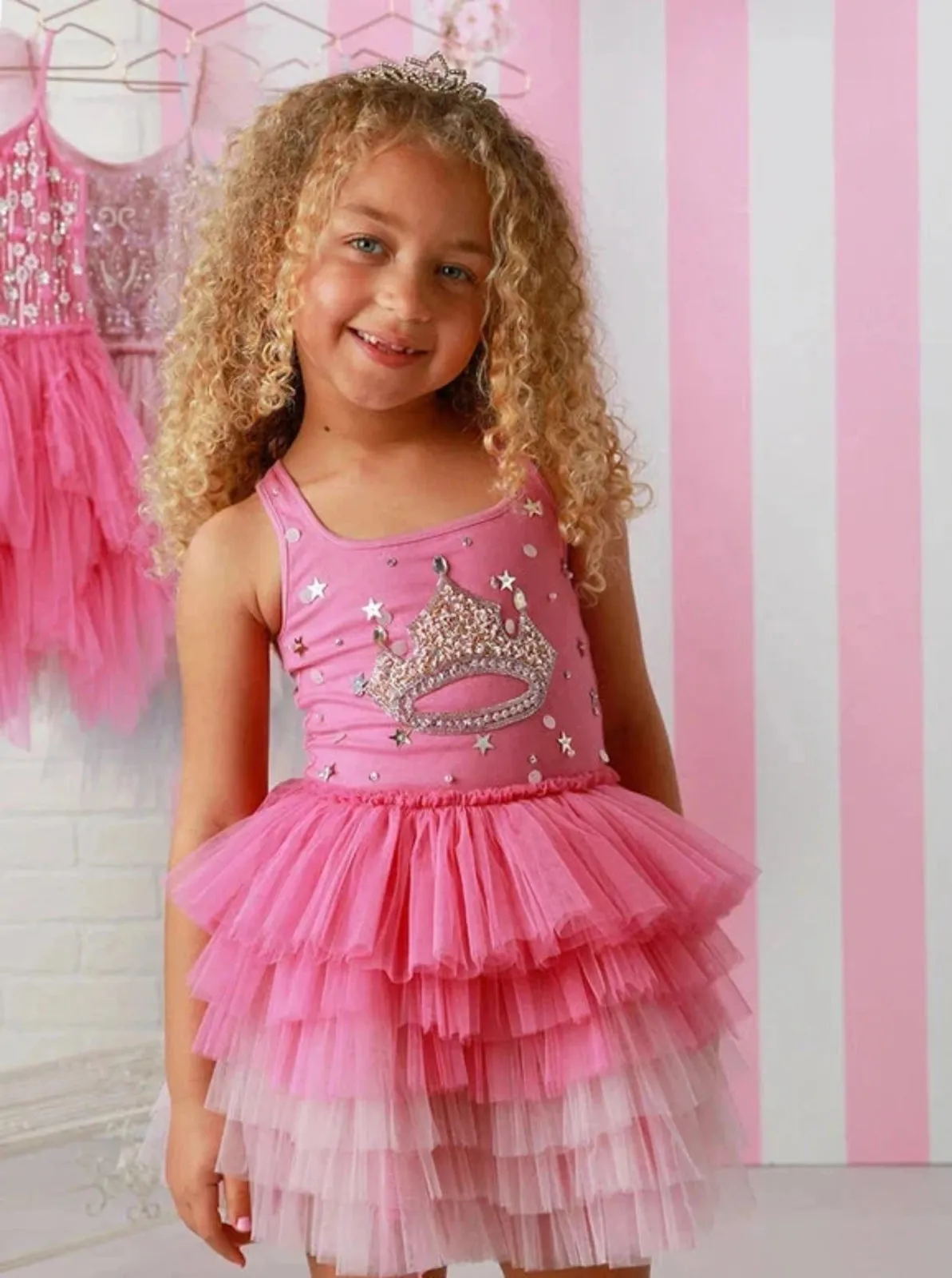 Ooh La La Couture Candy Pink Tiara Dress