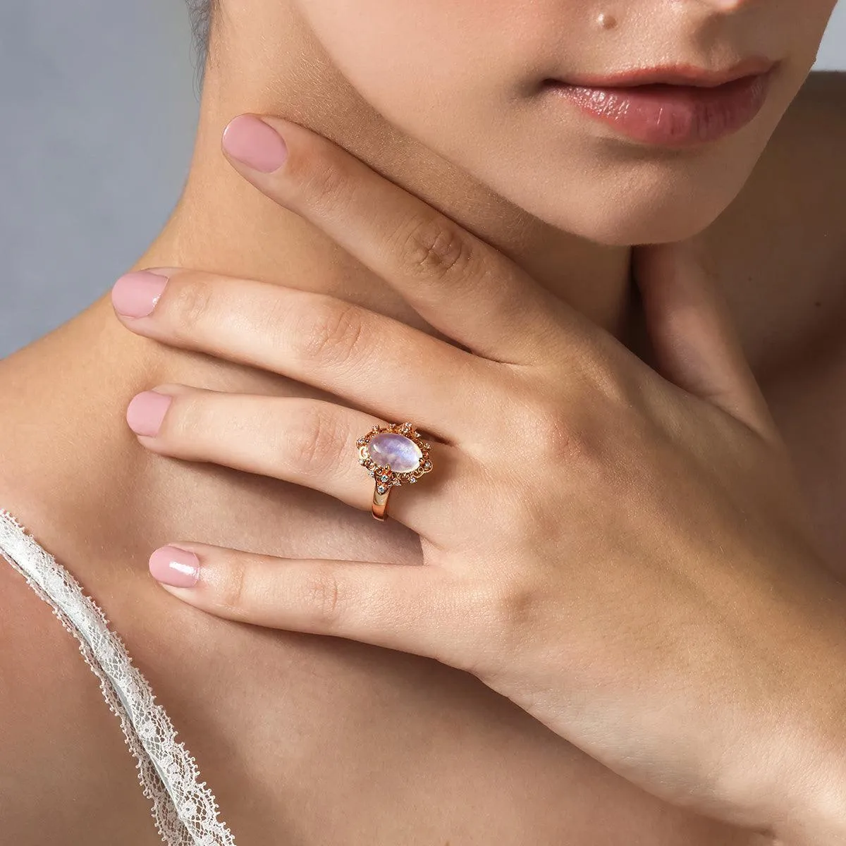 Ophelia Moonstone Ring