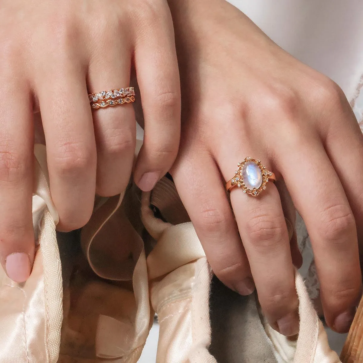 Ophelia Moonstone Ring