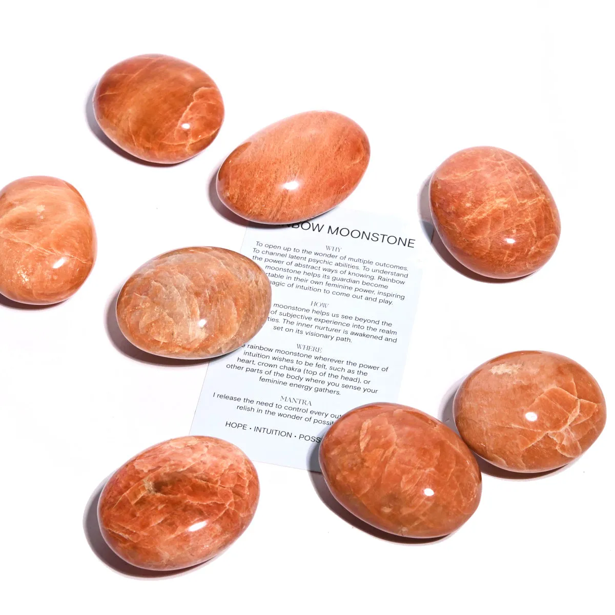 Peach Moonstone Gallet