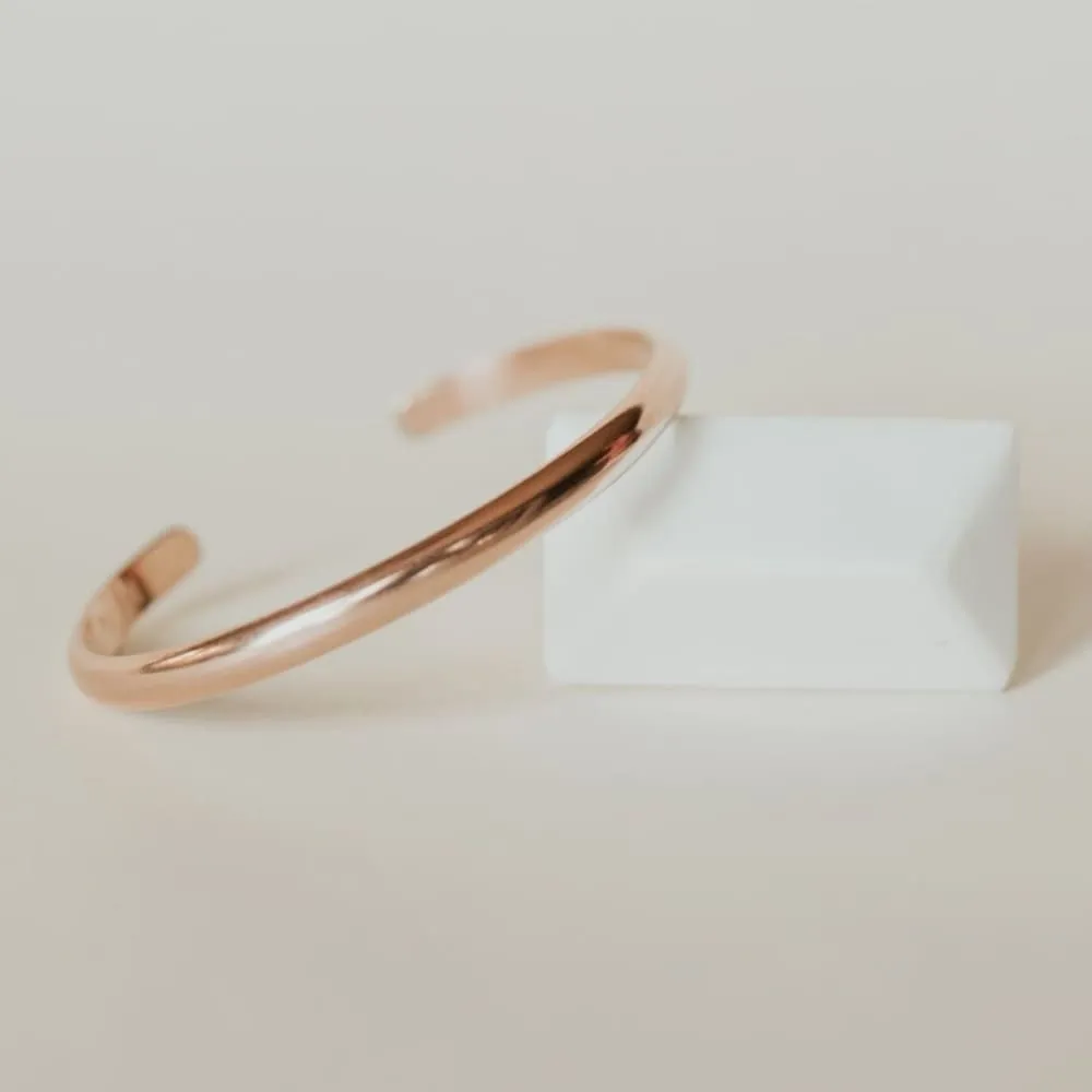 Personalized MM Rose Gold Women's Bangle