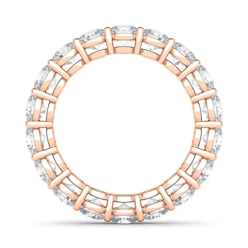 Petite Round Cut Diamond Eternity Band