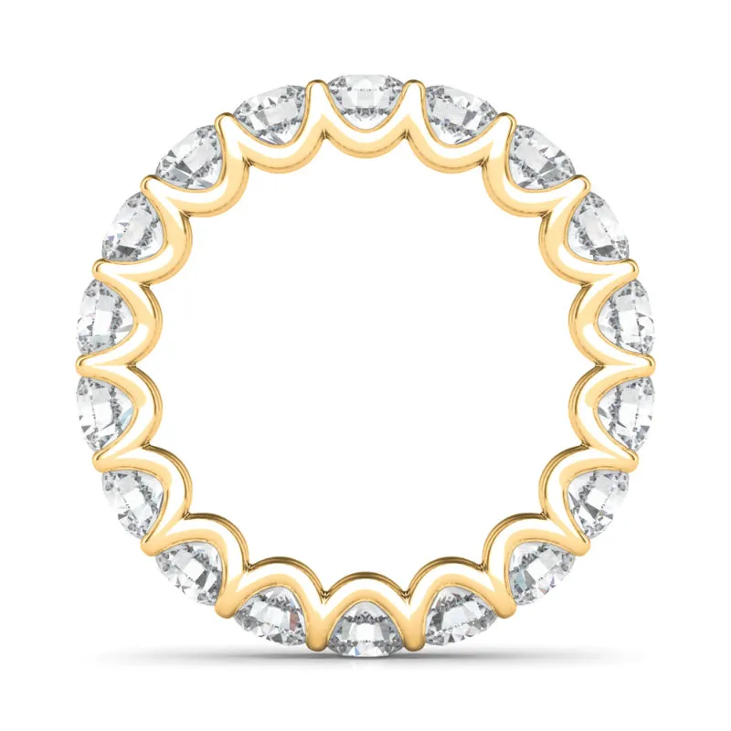 Petite Round Cut Diamond Eternity Band