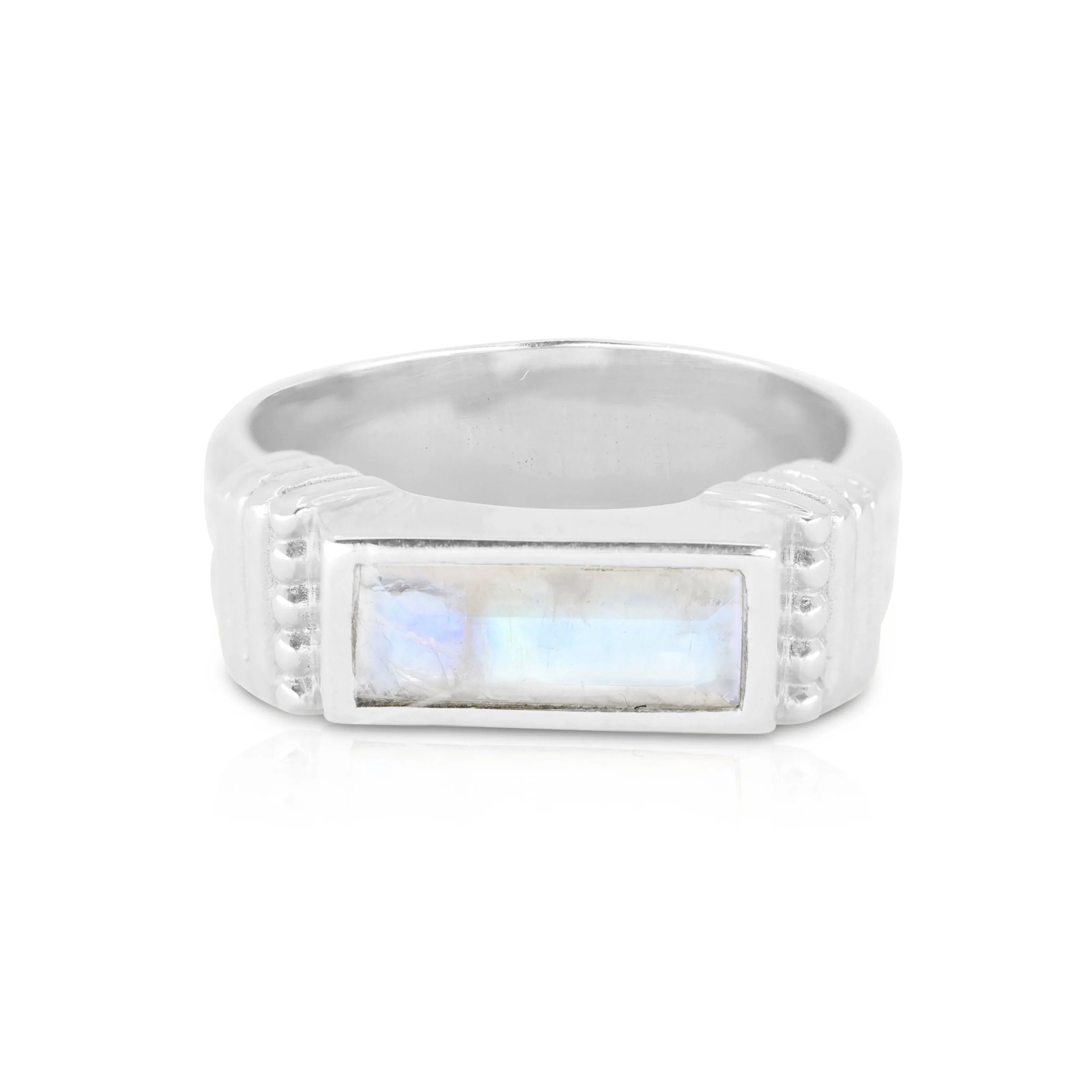 Phoebe Moonstone Silver Ring