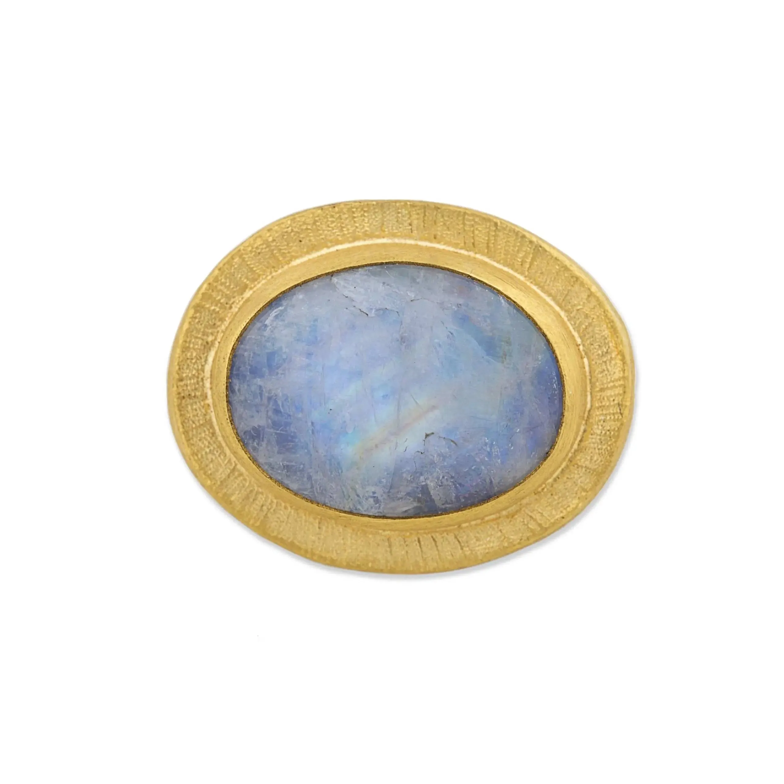 Pompei Ring with Rainbow Moonstone