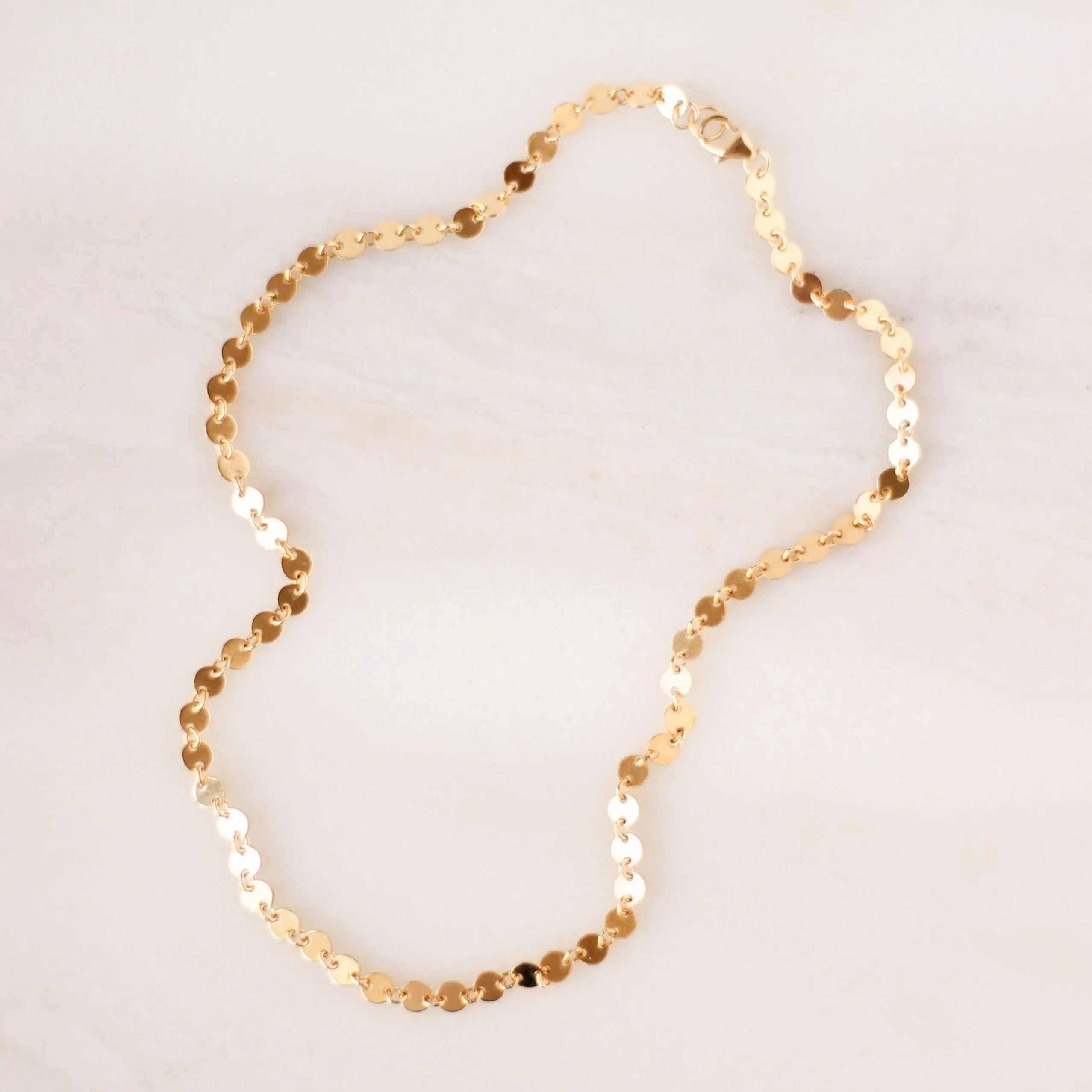 Sequin Chain Necklace