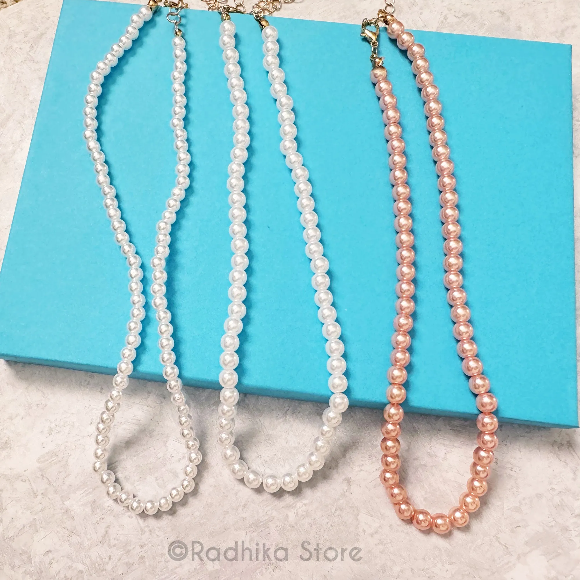 Small Pearls -  Deity Necklaces