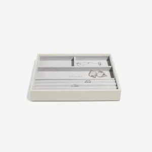 Stackers Classic 4 Compartment Jewellery Tray Oatmeal